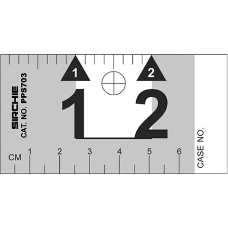 Sirchie Big Numeral Reference Scale, 2"/5.08cm, Set of 12