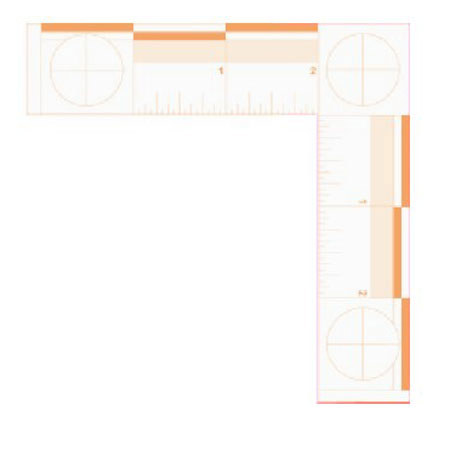 Sirchie Fluorescent Forensic Metric Scales, Set Of 5, Green Ink