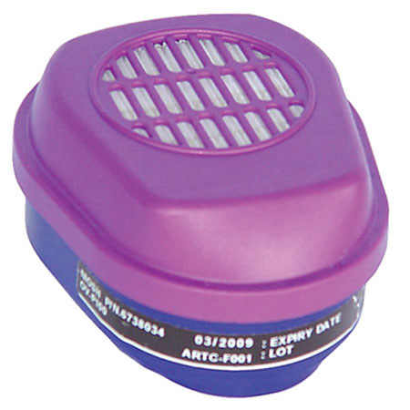 Sirchie Filter Organic Vapor/P100 (99.7% of Airborne Particles), Pair