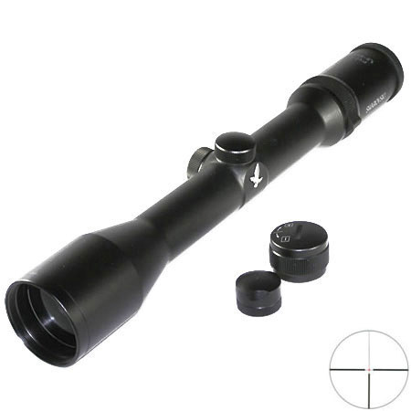 Swarovski Optik 1.5 - 6 x 42mm Habicht PVI-2 Series Rifle Scope, Matte Black Finish with Illuminated 4I High Grid Reticle, 30mm Tube.