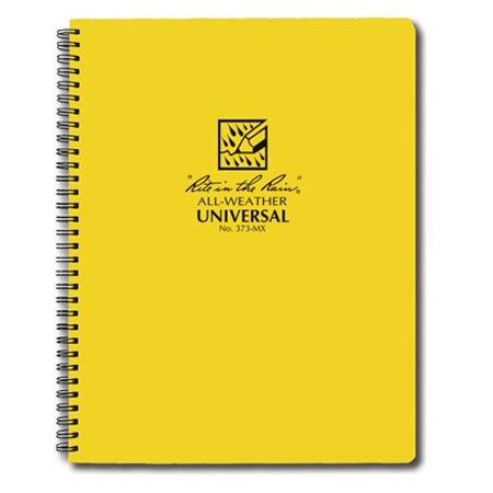 Sirchie All-Weather Notebook, 8.5x11", 84 Pages (42 Sheets)