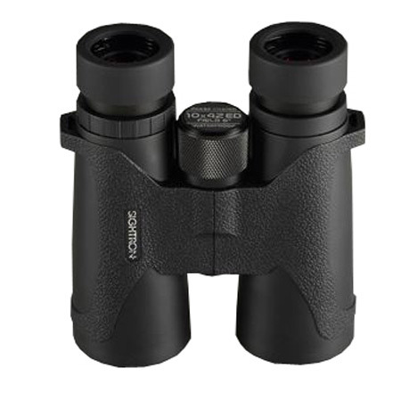 Sightron 10x42 ED SIII Roof Prism Binocular, 6.0 Degree Angle of View, Black