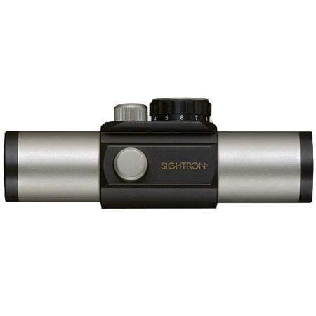 Sightron 1x27mm ESD Series Red Dot Scope, 4 Dial-In Electronic Reticles, Chrome