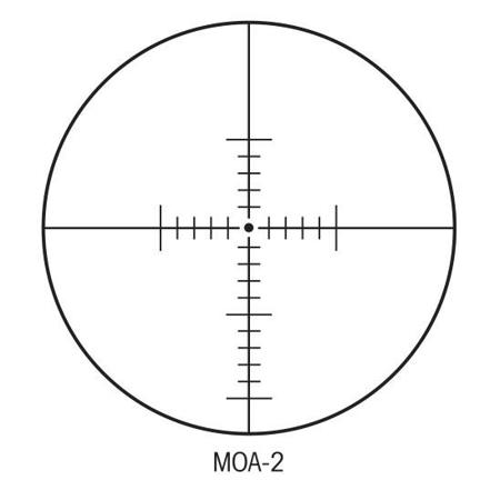 Sightron 6-24x50mm SIIISS Riflescope, FFP MOA-2 Ret, Side Focus, 30mm Tube