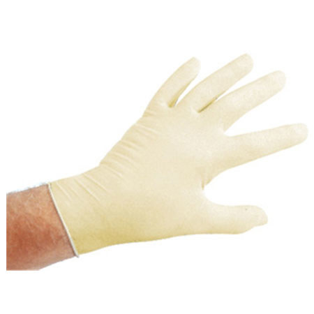 Sirchie Latex Powdered 10"x5mil Thick Gloves, Medium, Set of 100
