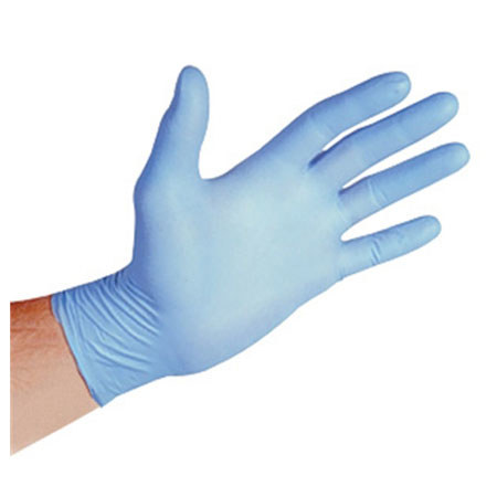 Sirchie Nitrile Gloves, X-Large, Box of 100, Blue