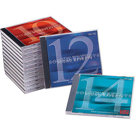Sound Ideas Studio Fontana Sound Effects Library Audio CDs, 26 CDs