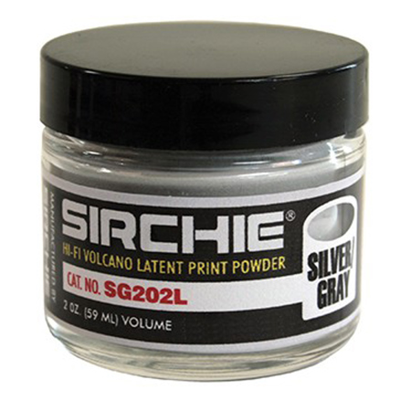 Sirchie 2oz HI-FI Latent Print Powder, Silver/Gray