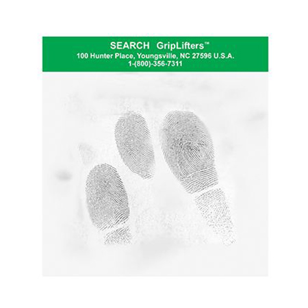 Sirchie 4x4" GripLifters with Plain White Backing Cards, 100 Each