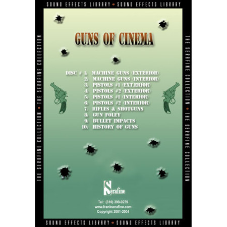 Sound Ideas Guns of Cinema Sound Effects Library by Serafine, Download