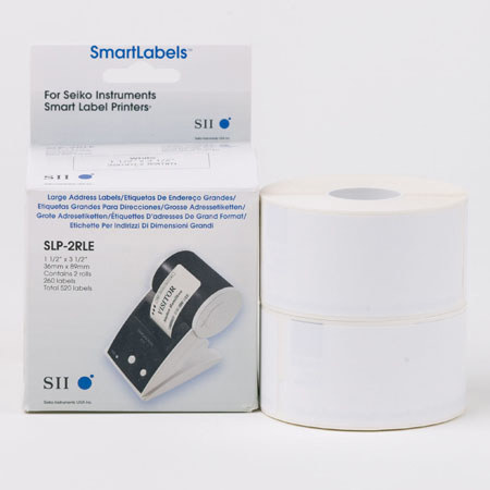 Seiko Instruments Seiko SLP-2RLE 1-1/2 x 3-1/2in Euro Large Address Labels