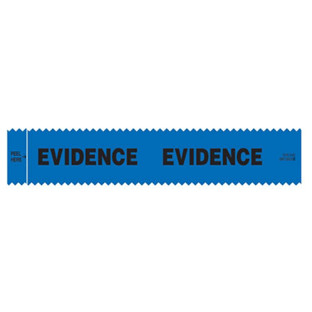 Sirchie Evidence Integrity Strips, 100, Blue