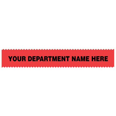 Sirchie Sirchmark 108' Evidence Tape, Custom Imprint, Red