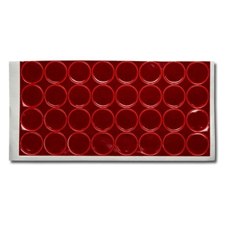 Sirchie SIRCHMARK Reflectors, 32 Each, Red