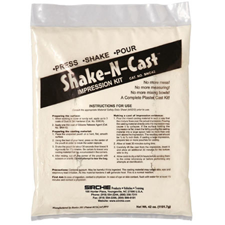 Sirchie Shake-N-Cast Impression Kit