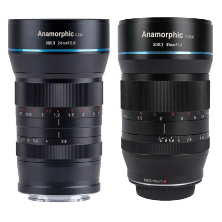 Sirui 24mm and 35mm Anamorphic Lenses for MFT