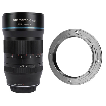Sirui 35mm f/1.8 Anamorphic 1.33X Lens for MFT with Adapter for Sony E-Mount