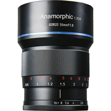 Sirui 50mm f/1.8 1.33x Anamorphic Lens for Fujifilm X
