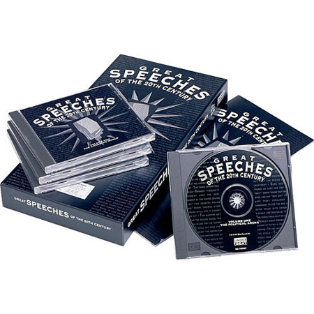 Sound Ideas Great Speeches of the 20th Century Sound Effects Library Audio CDs