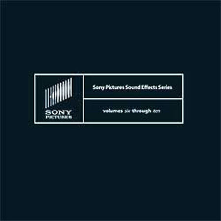 Sound Ideas Sony Pictures Sound Effects Library Volumes 6-10 CDs, 5 CDs