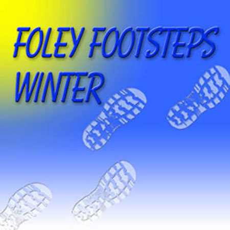 Sound Ideas Foley Footsteps Winter Sound Effects Library on Audio CD, 2 CDs