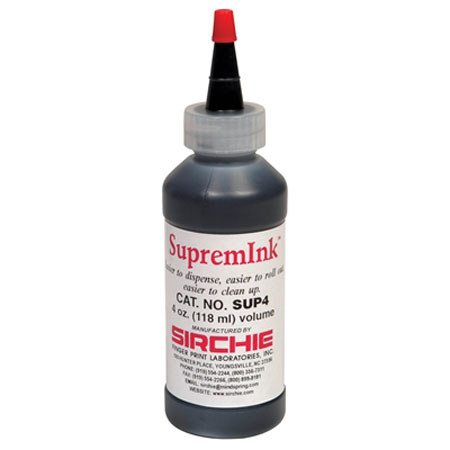 Sirchie SupremInk Fingerprint Ink, 4oz