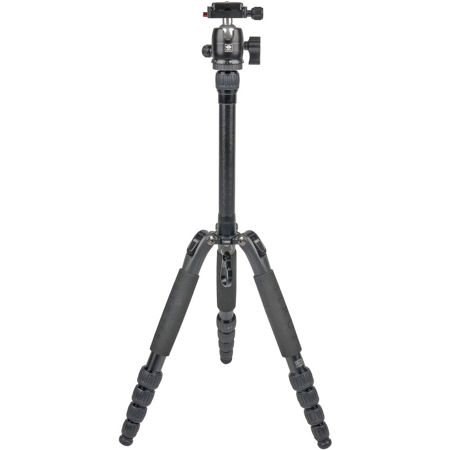 Sirui T-005S Ultralight 5-Section Aluminum Travel Tripod w/B-00 Ball Head, Black
