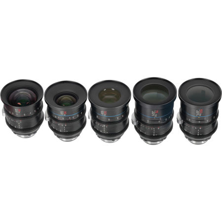 Sirui Jupiter Series 24mm, 35mm, 50mm, 75mm and 100mm Macro Cine Lens Kit Canon EF