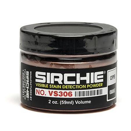 Sirchie Visible Stain Detection Powder, Copper/Orange, 2.5oz (74ml)