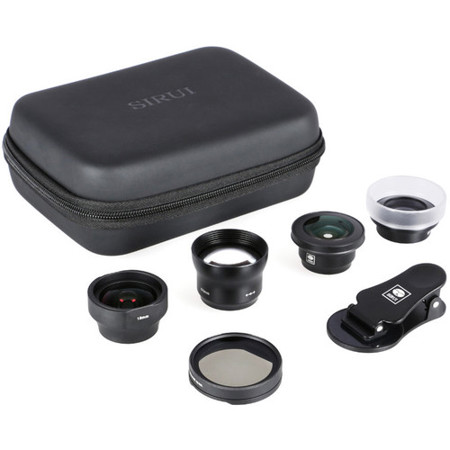 Sirui 4 Lens Mobile Phone Kit with 18WAK, FEK, 60SAK, MC02K & MSC01 + 18-WA-CPL