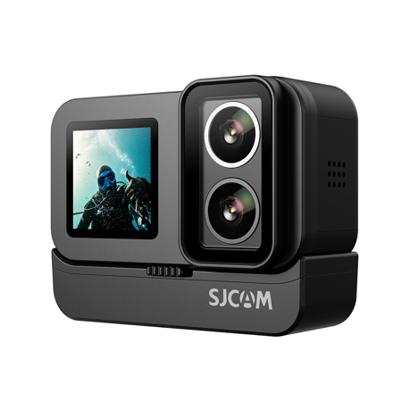 SJCAM SJ20 Waterproof 4K Ultra HD Dual Lens Action Camera, Black