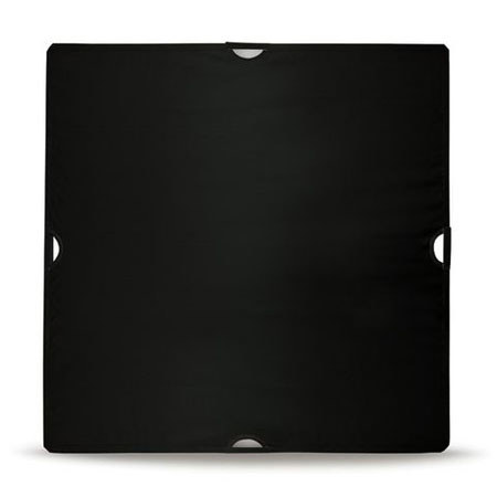 Scrim Jim 1875 Small Flat Black Fabric, 42in x 42in