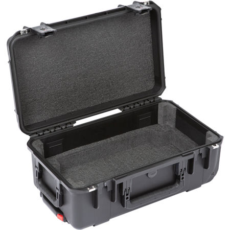 SKB iSeries 2RU Injection Molded Fly Rack Waterproof Wheeled Case, 9" Depth