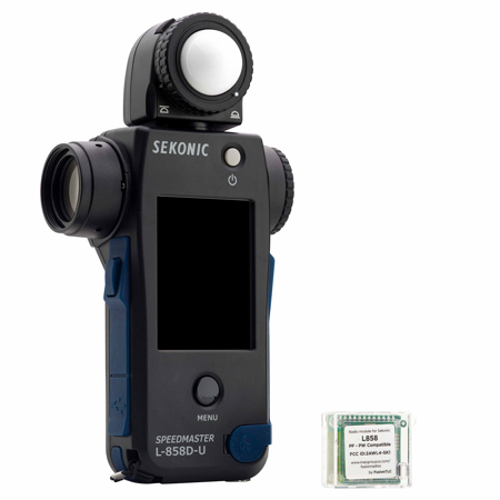 Sekonic L-858D-U SPEEDMASTER Light Meter with Fusion SK1 Transmitter Module
