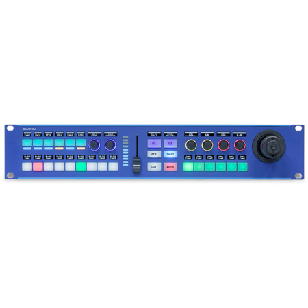 Skaarhoj Rack Fusion Live Control Panel with Blue Pill Inside