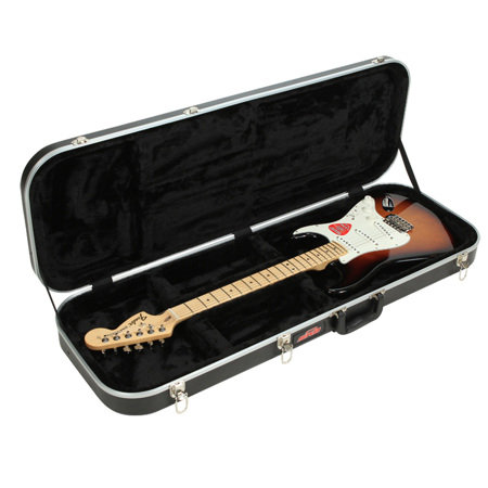SKB Electric Guitar Rectangular Hardshell Case, Standard Latch
