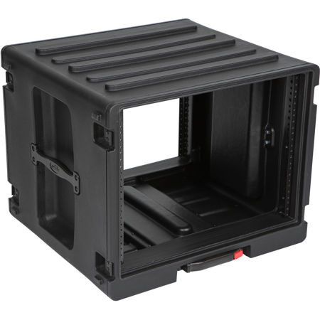 SKB 8RU Space Stack with Roto Rolling Rack, Wheels and Handle, Waterproof