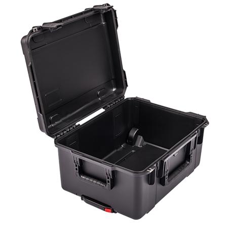SKB 3I-2015-10B-E Injection Molded Waterproof Case with Wheel, 20.5x15.5x10", Black