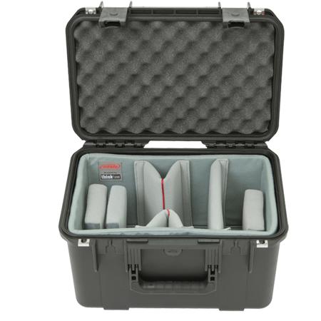 SKB iSeries 1610-10 Case with Think Tank Video Dividers and Lid Foam, Black