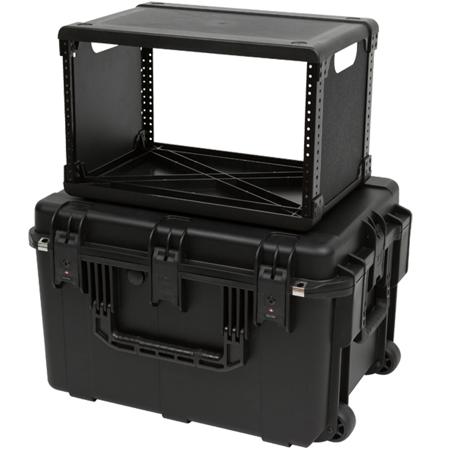 SKB iSeries Case with Removable 6U Injection Molded Rack Cage 3I
