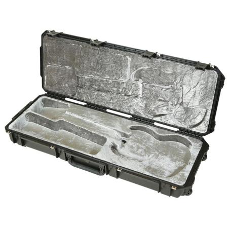 SKB iSeries Waterproof SG Style Guitar Flight Case with Wheels