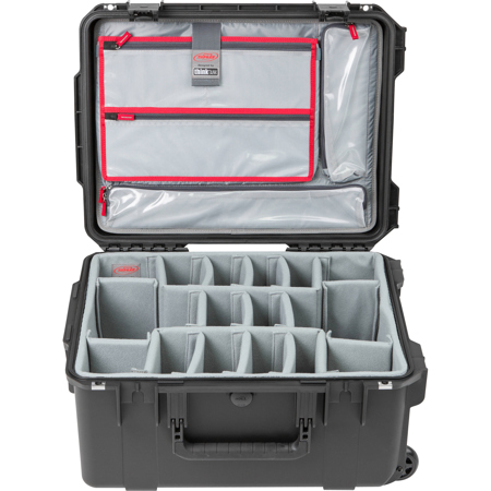 SKB iSeries 3i-2015-10 Case with Think Tank-Designed Photo Dividers & Lid Organizer for Cameras and Lenses, Watertight and Dustproof, Black/Gray