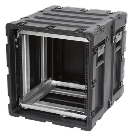 SKB 20" Removable Shock Rack Transport Case, 11 RU, Black
