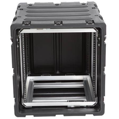 SKB 20" Removable Shock Rack Transport Case, 11 RU, Black