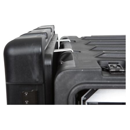 SKB 3RS Series 6U 20" Static Shock Rack Transport Case, Black
