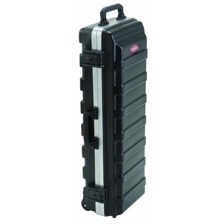 SKB Compact Stand Case 36-1/2" x 11-7/8" x 8-1/4" w/Wheels & Straps, TSA Latches