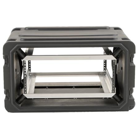 SKB 3SKB-R04U20W 4U Roto Shockmount Rolling Rack, Black