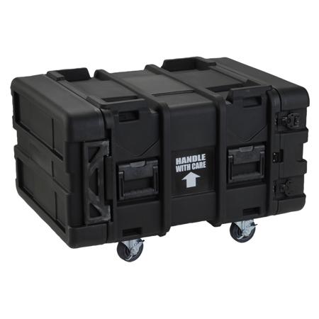 SKB 3SKB-R906U24 24 inch Deep 6U Roto Shock Rack, Black