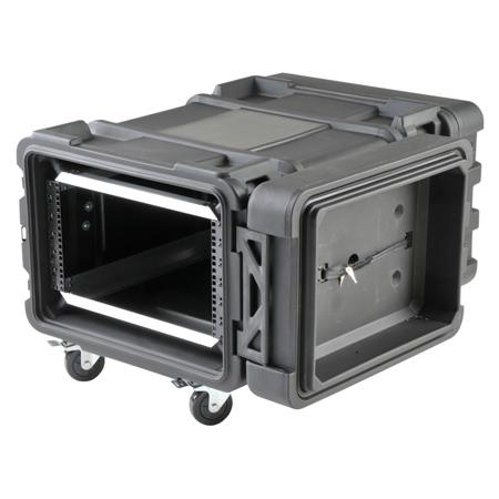 SKB 3SKB-R906U28 28 inch Deep 6U Roto Shock Rack, Black