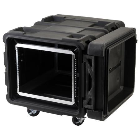 SKB 3SKB-R908U24 24 inch Deep 8U Roto Shock Rack, Black